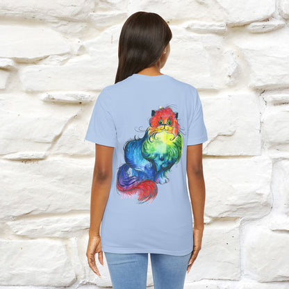 "Il Pittore'' Cat T-Shirt Front and Back Design | Nunu&Miao Studio