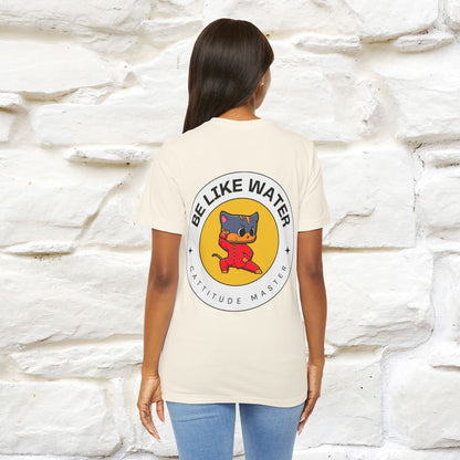"Be Like Water: Cattitude Master | Cat T-Shirt |Nunu&Miao Studio