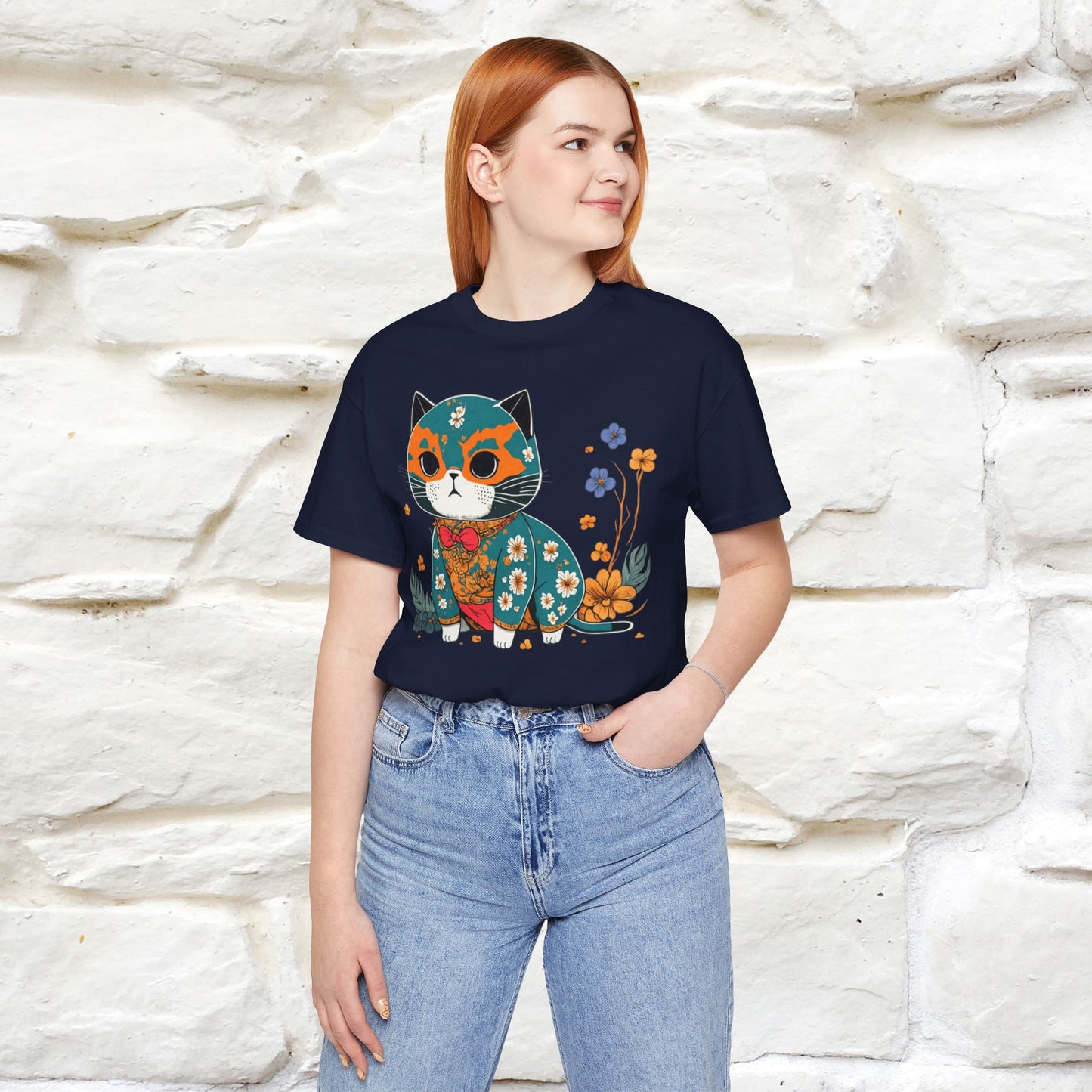 Zen Garden Cat: Japanese-Inspired T-Shirt for Men & Women | 100% Cotton*