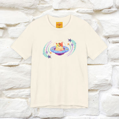 "Stay Positive'' Cat T-Shirt | Front & Back Design | Nunu&Miao Studio