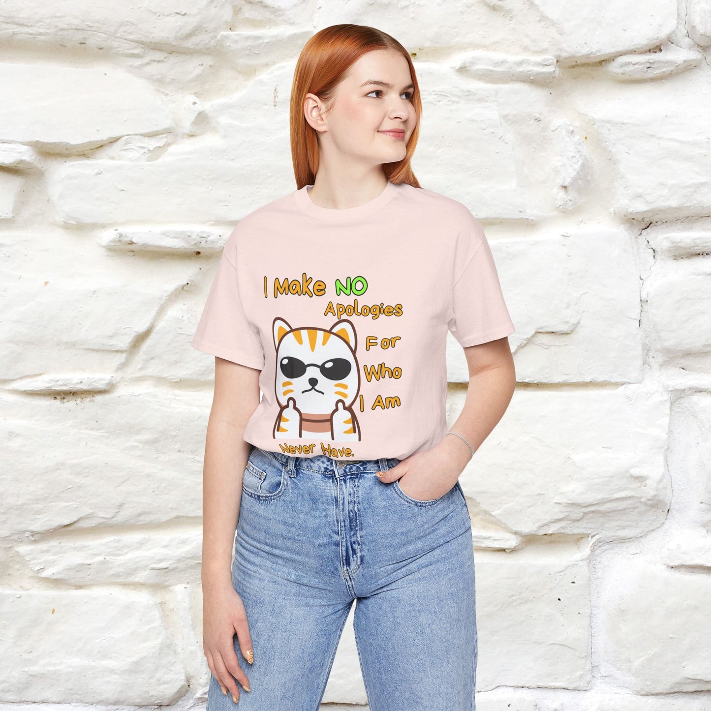 "I Make No Apologies... " |Cat T-Shirt | Nunu&Miao Studio