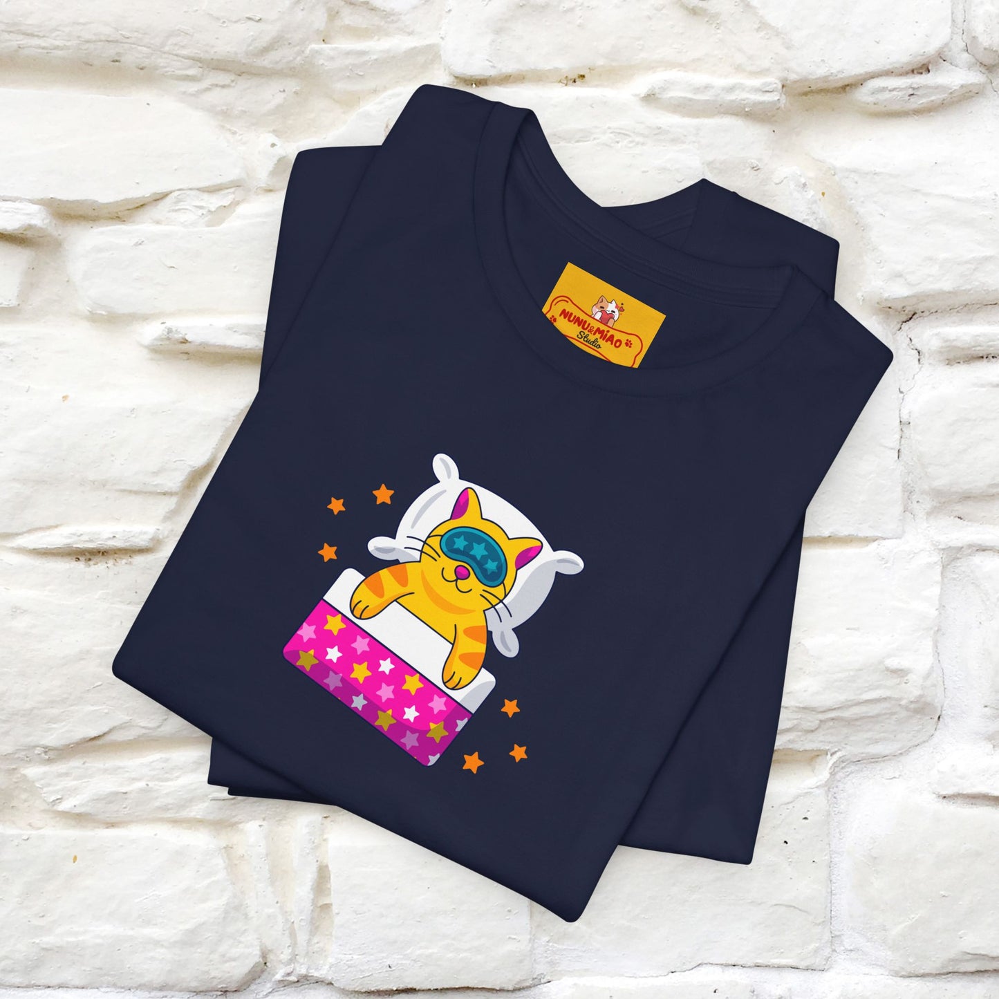 "I Am Sorry I Have Plans With My Bed" |  Cat T-Shirt | Front & Back Design | Nunu&Miao Studio