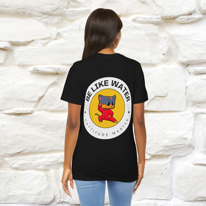 "Be Like Water: Cattitude Master | Cat T-Shirt |Nunu&Miao Studio