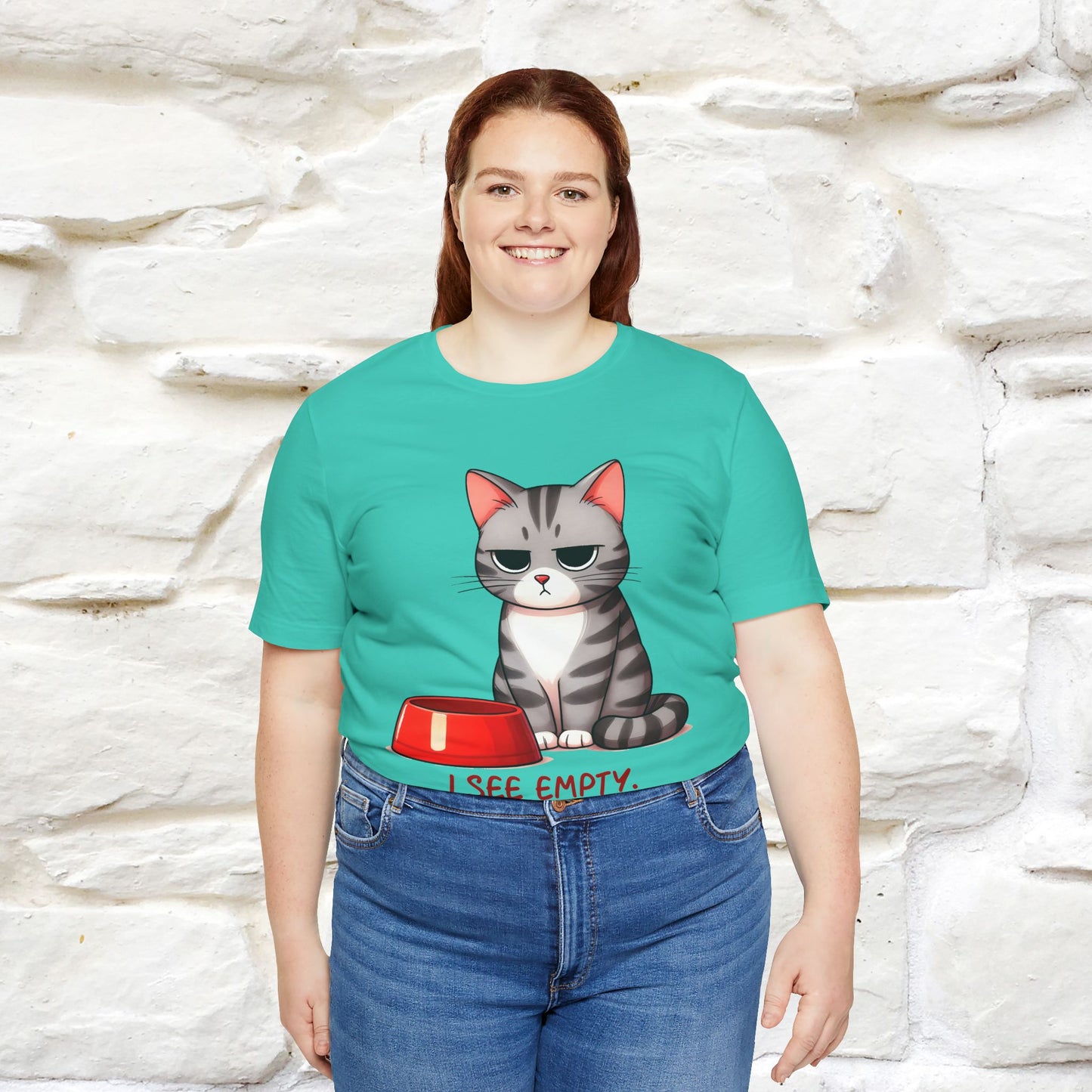 "I See Empty. What Do You See"  | Cat T-Shirt | Nunu&Miao Studio