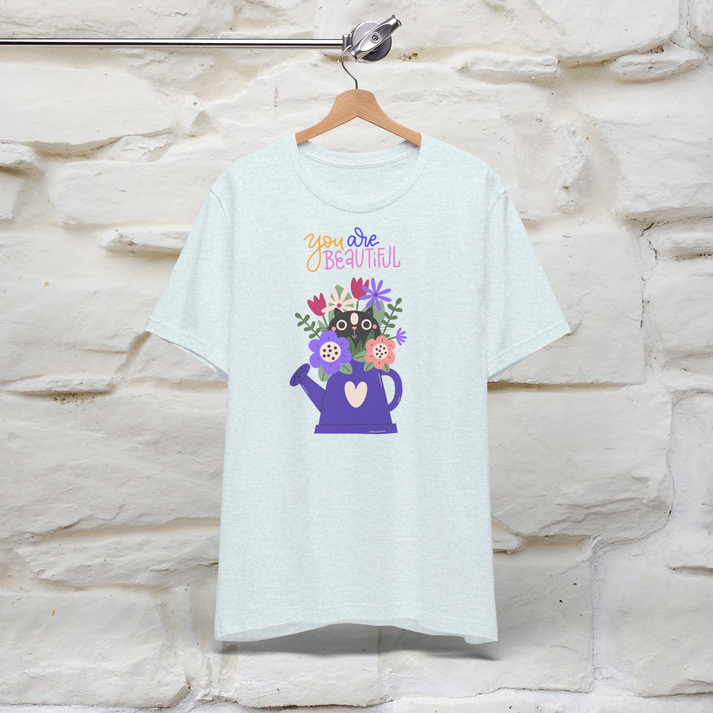 ''You Are Beautiful'' T-shirt for Women 100% Cotton* - Nunu&Miao Studio