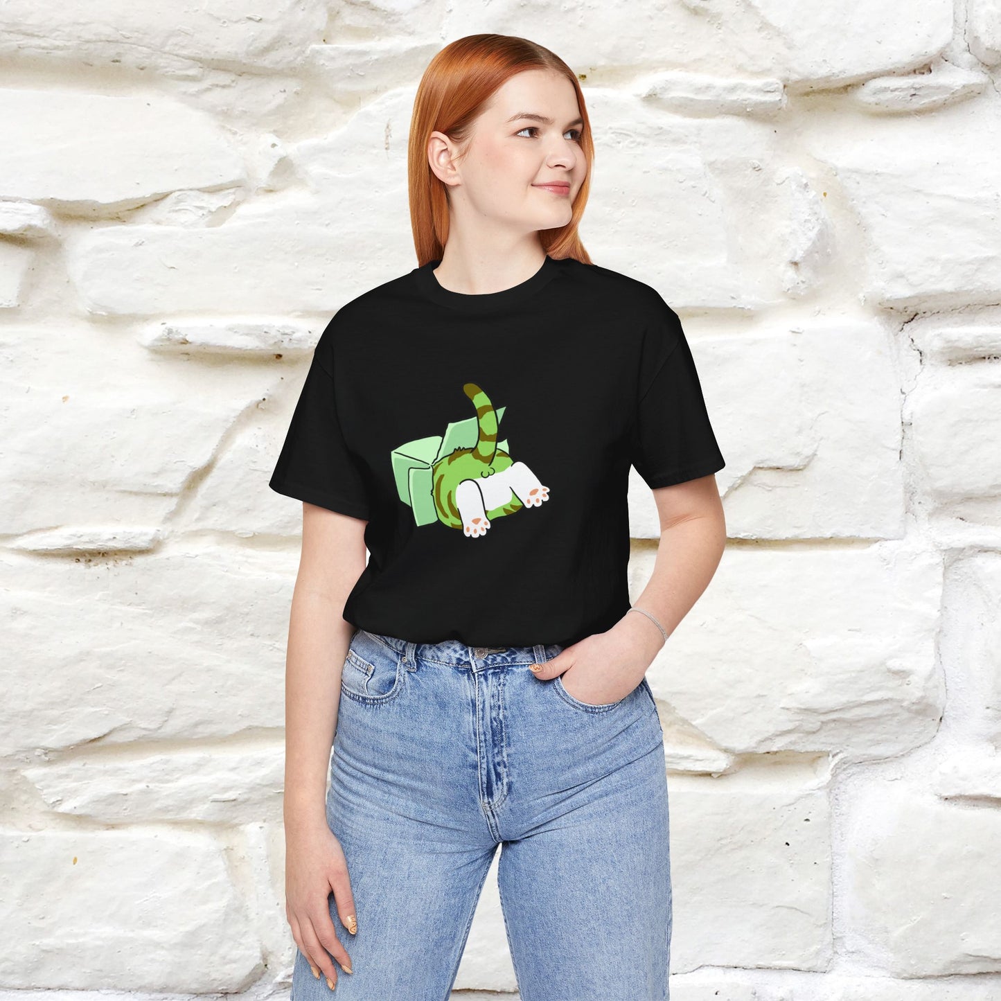 "Think outside the box? No thanks." Cat T-Shirt | Nunu&Miao Studio - Nunu&Miao Studio