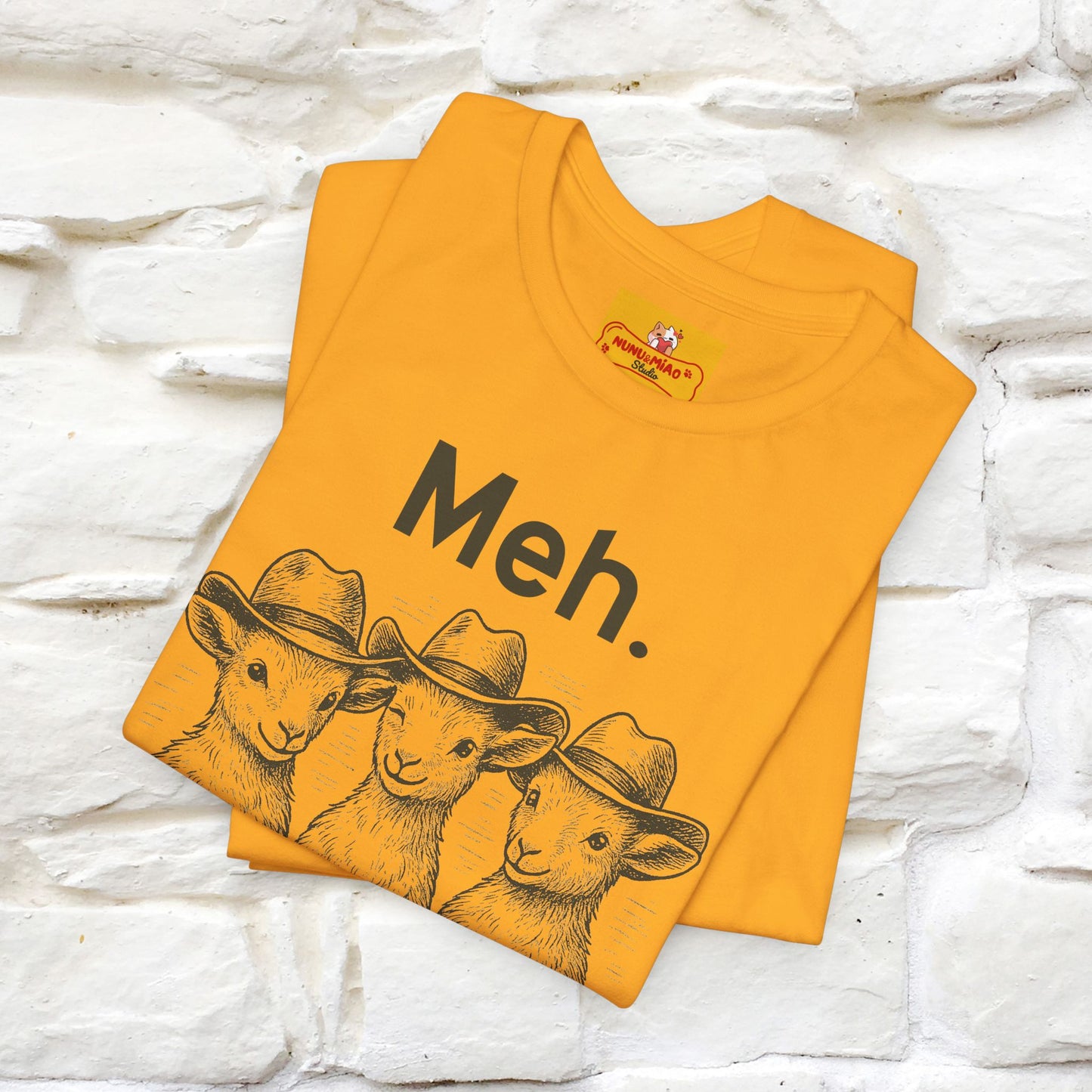 "Meh" Cute T-shirt |Nunu&Miao Studio