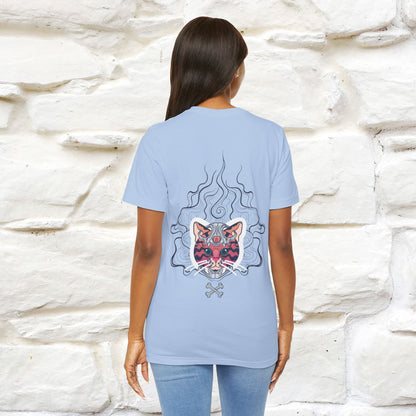 ''Air Fire Cat'' | Cat T-Shirt Front and Back Design | Nunu&Miao Studio