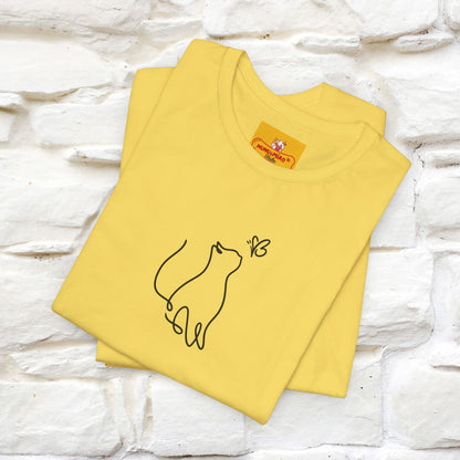 "Let Your Dreams Blossom'' Cat T-Shirt Front and Back Design | Nunu&Miao Studio