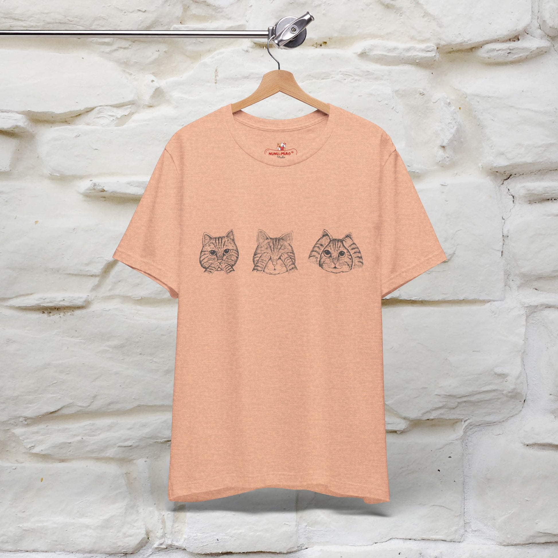 "Cute Cats" Funny Cat T-Shirt for Men & Women | 100% Cotton* - Nunu&Miao Studio