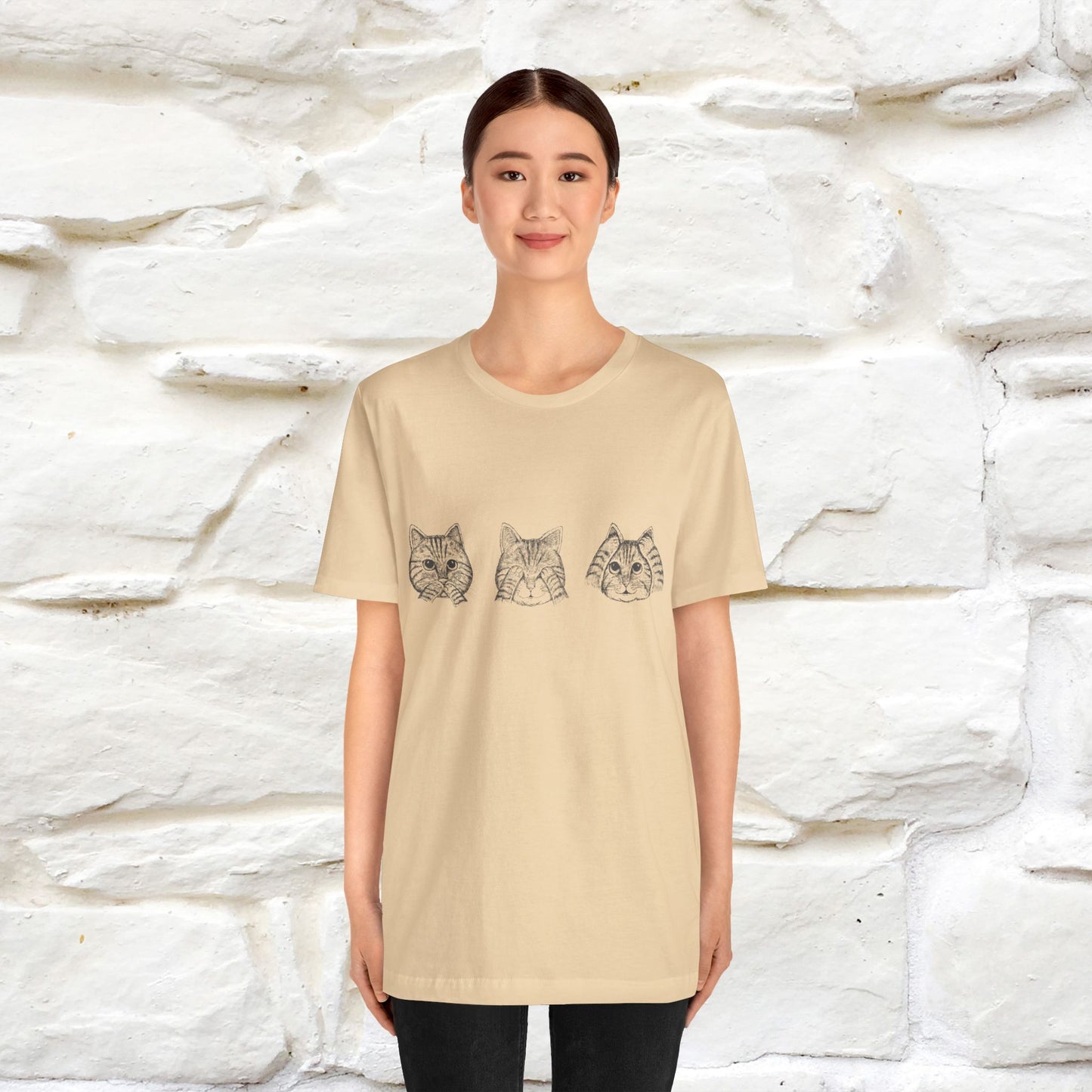 "Cute Cats" Funny Cat T-Shirt for Men & Women | 100% Cotton* - Nunu&Miao Studio
