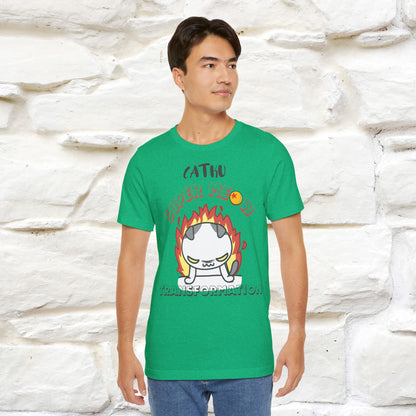 Catku Super Meow Transformation T-Shirt for Men & Women | 100% Cotton* Anime-Inspired Cat Tee