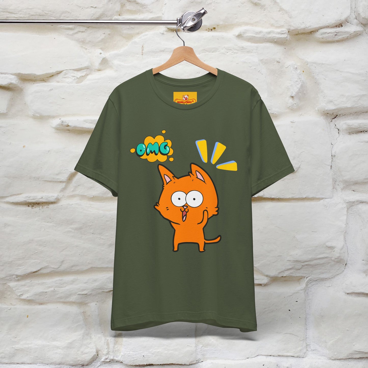 ''Oh My God'' Cat T-Shirt | Nunu&Miao Studio