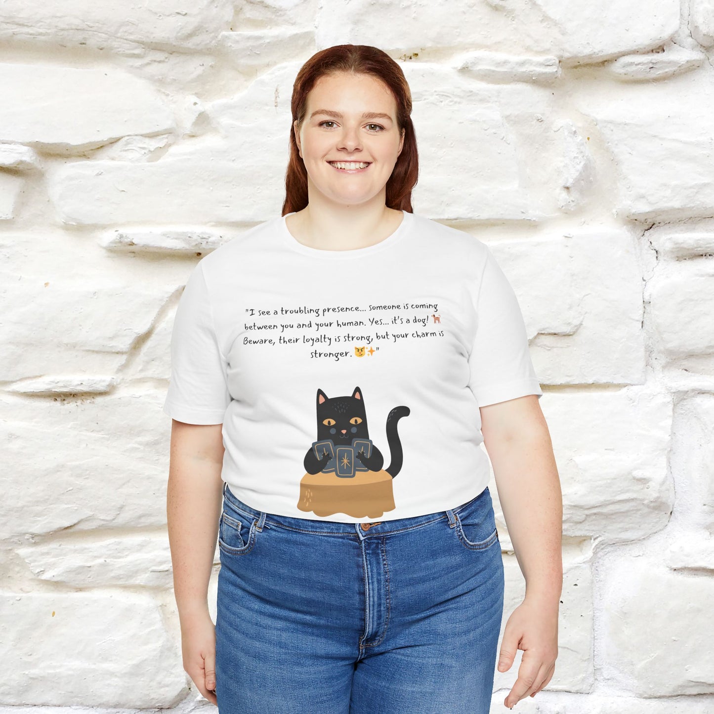 "The Cat's Tarot: Secrets Revealed" Cat T-Shirt for Men & Women | 100% Cotton*