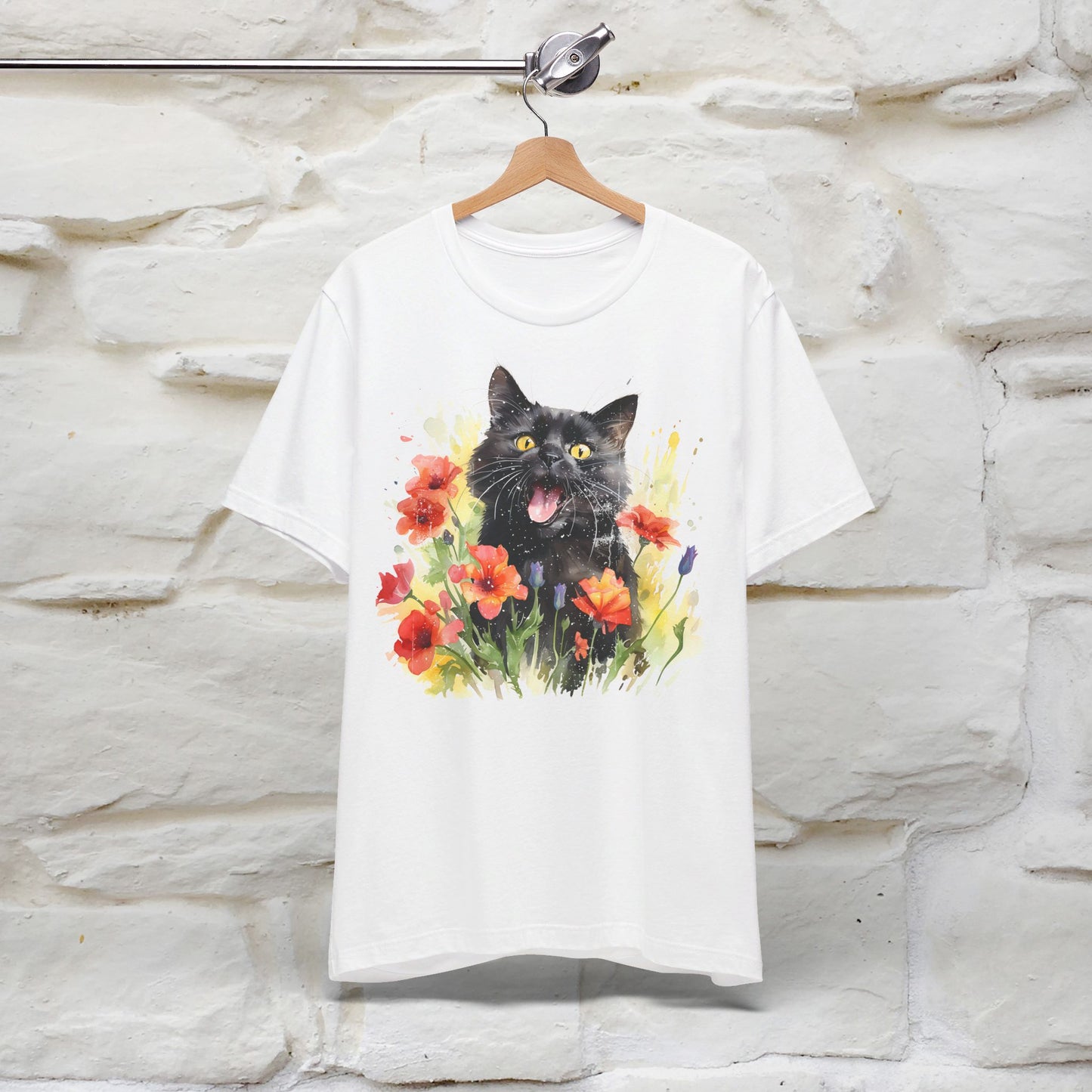 "Kitty Garden" T-shirt for Women 100% Cotton* - Nunu&Miao Studio