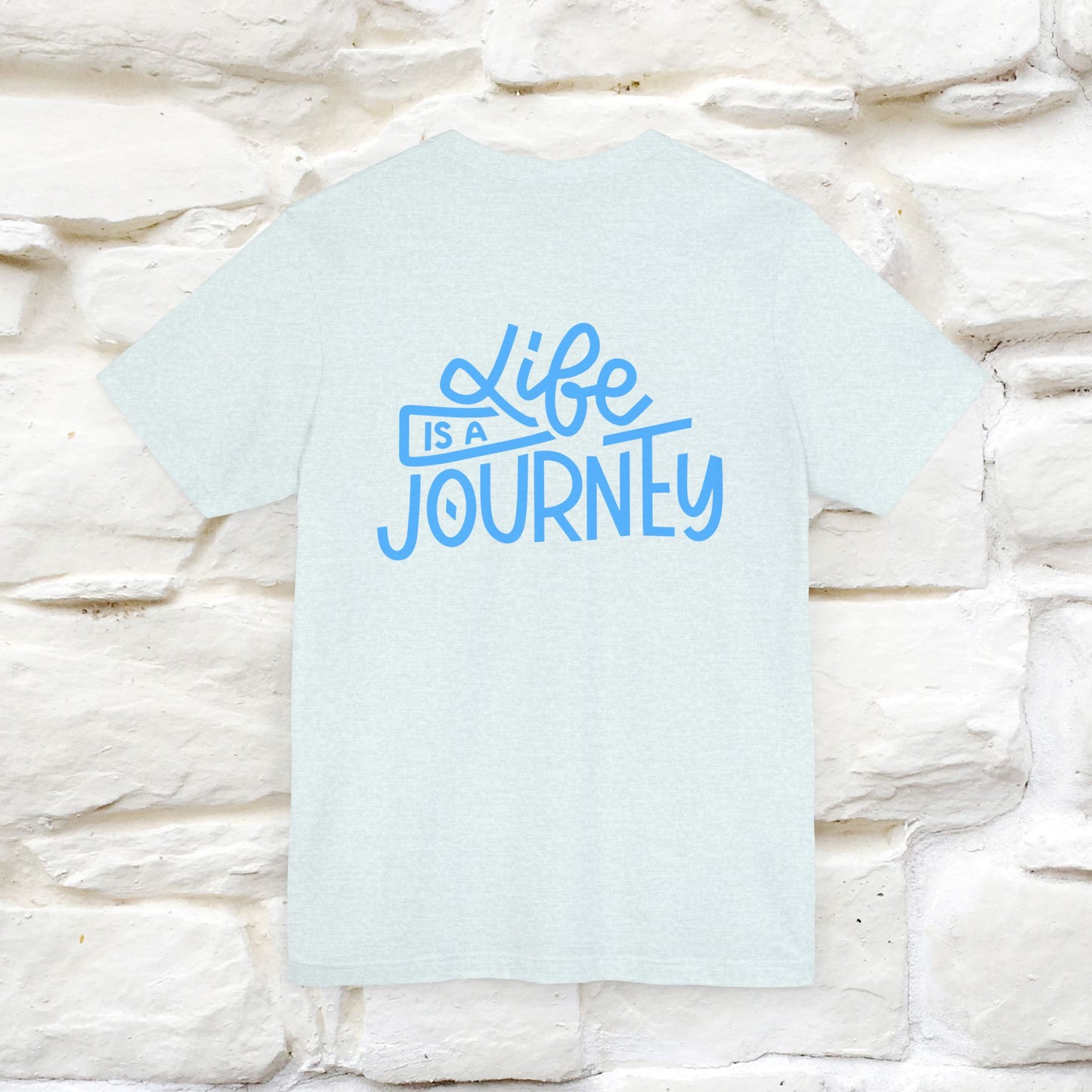 "Life Is A Journey" Cat T-Shirt for Men & Women | Front & Back Design | 100% Cotton* 🐾