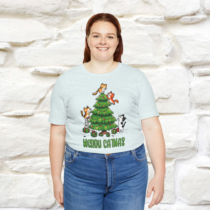 Merry Catmas | Cattitude Christmas Shirt for Men & Women | 100% Cotton*