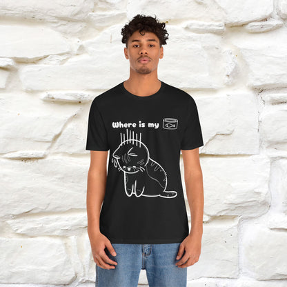 "Where Is My Tuna?" Cat T-Shirt | Nunu&Miao Studio - Nunu&Miao Studio