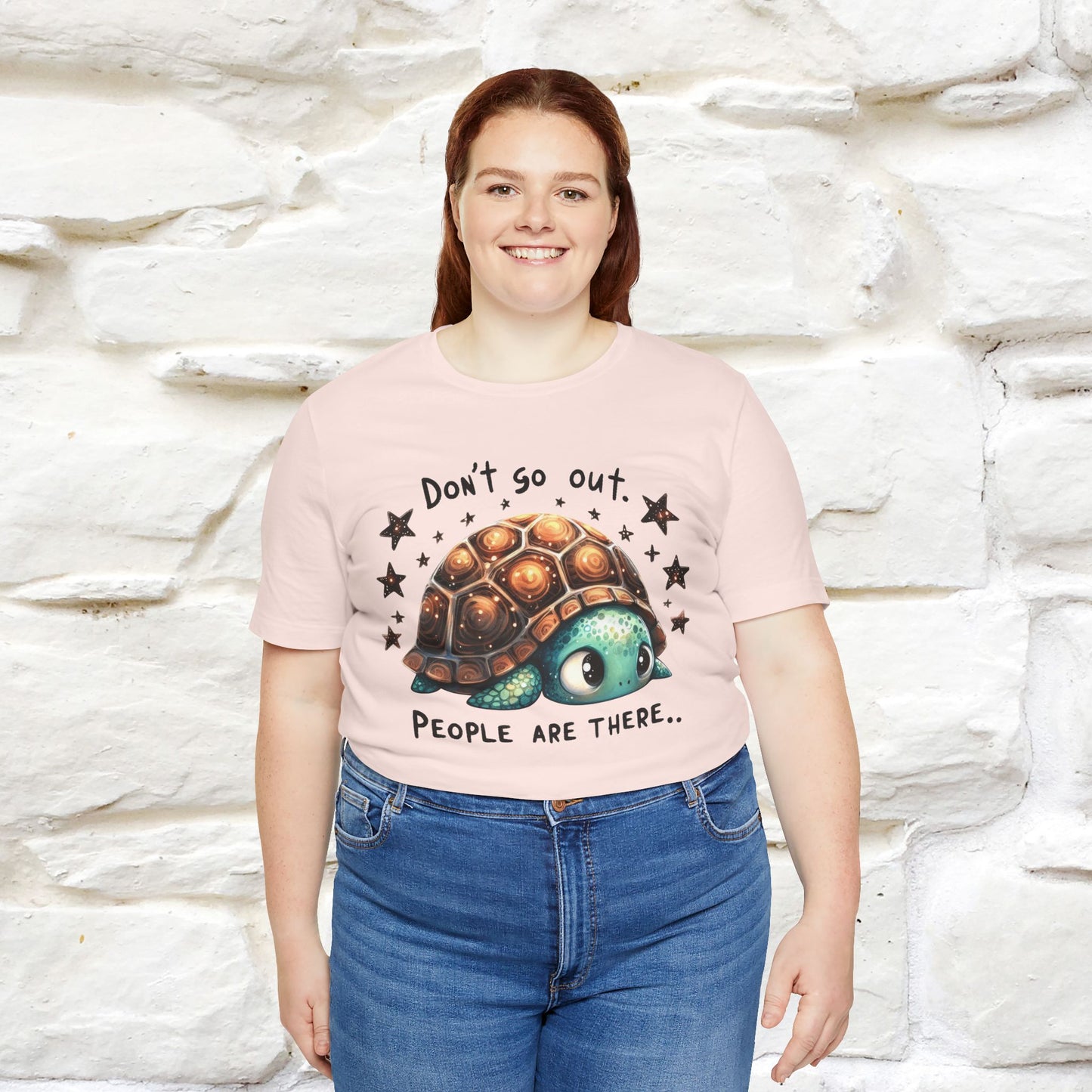 "Don't Go Out ..People Are There." |Funny T-Shirt | Nunu&Miao Studio