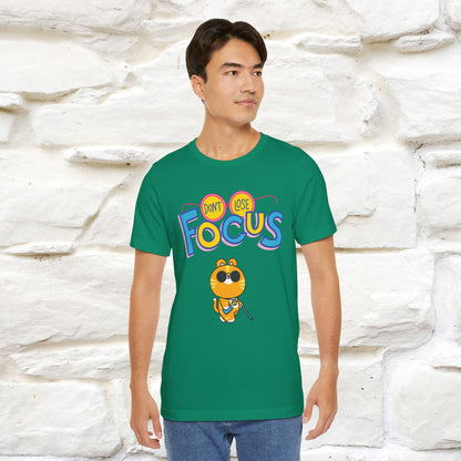 ''Don’t Lose Focus'' Cat T-Shirt | Nunu&Miao Studio