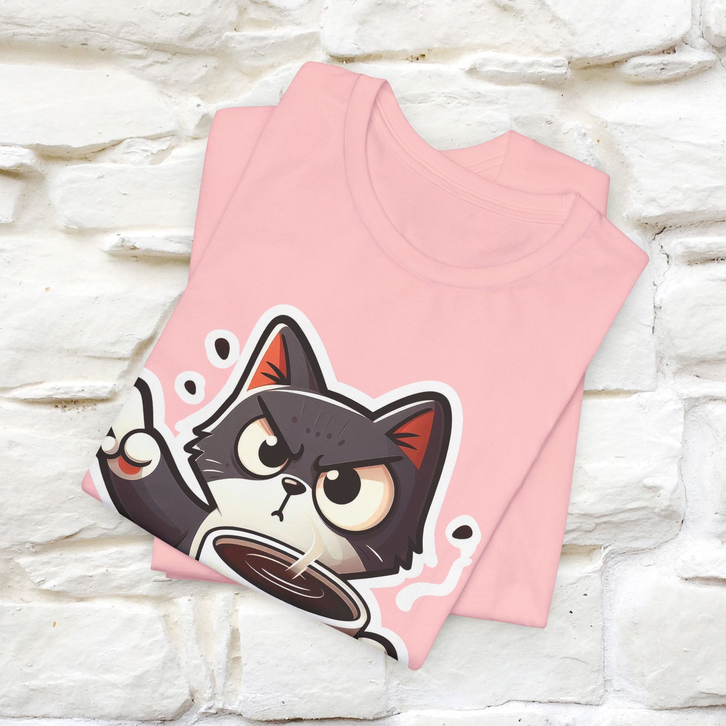 "What" Cat T-Shirt for Men & Women | 100% Cotton* | Cattitude Tee