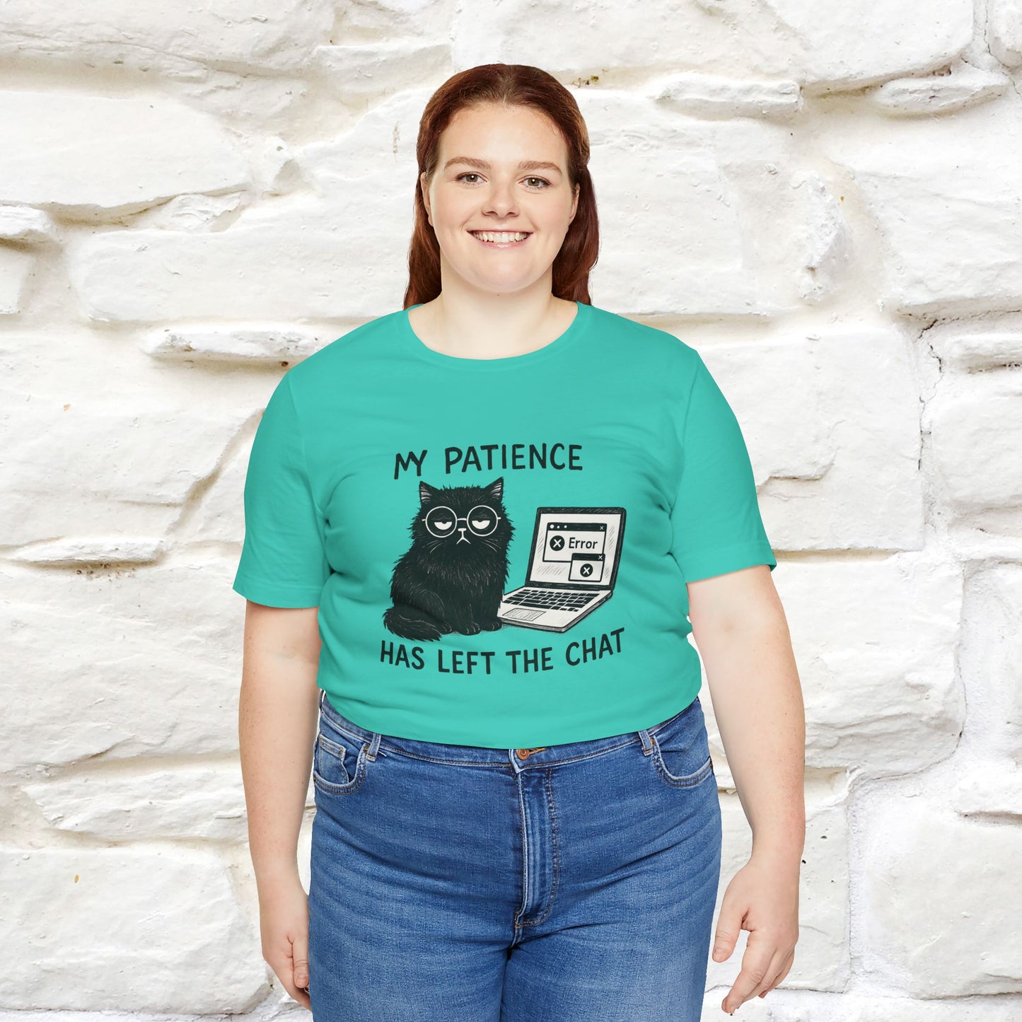 "My Patience Has Left The Chat" |Cat T-Shirt | Nunu&Miao Studio