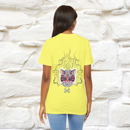 ''Air Fire Cat'' | Cat T-Shirt Front and Back Design | Nunu&Miao Studio
