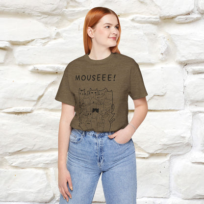 "Mouseee!" Cute Cat T-Shirt for Men & Women | 100% Cotton* 🐾