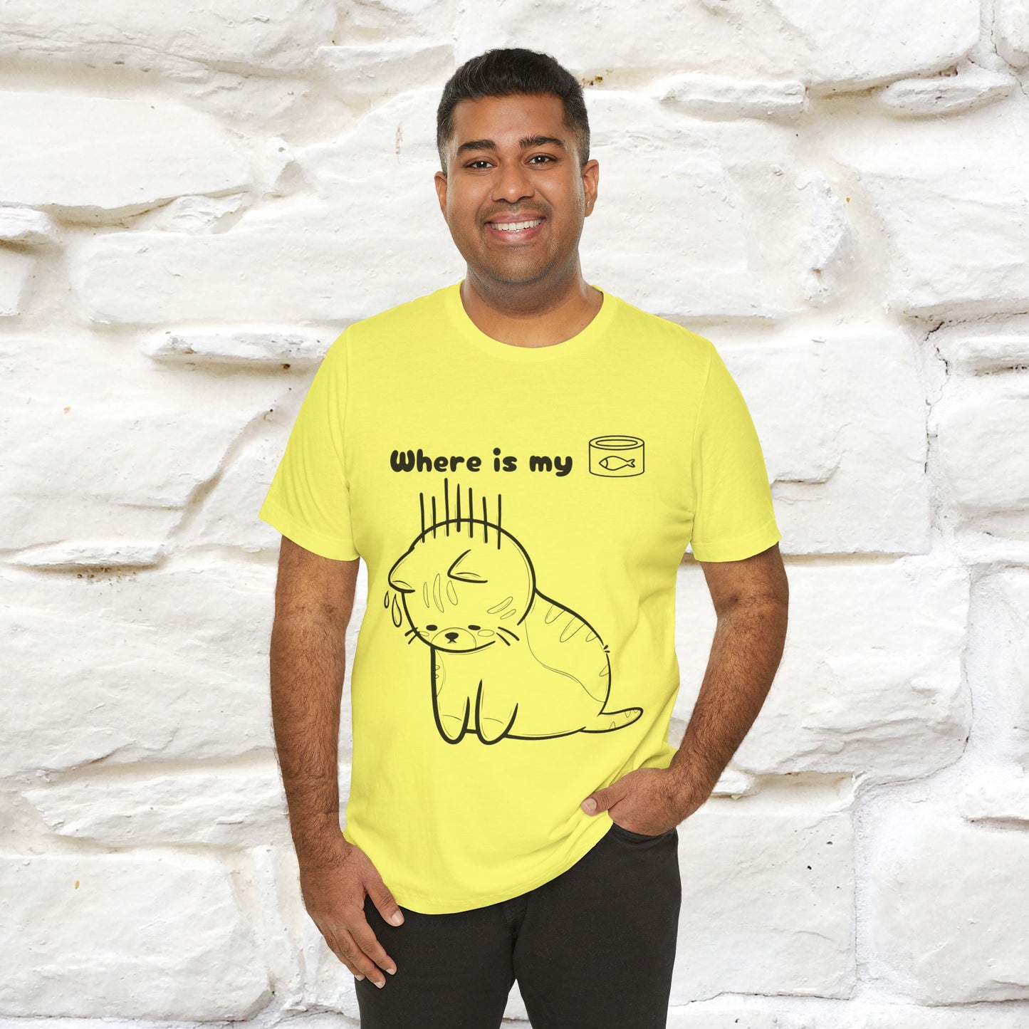 "Where Is My Tuna?" Cat T-Shirt | Nunu&Miao Studio