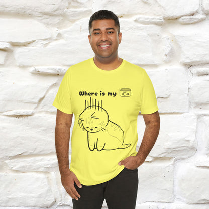 "Where Is My Tuna?" Cat T-Shirt | Nunu&Miao Studio