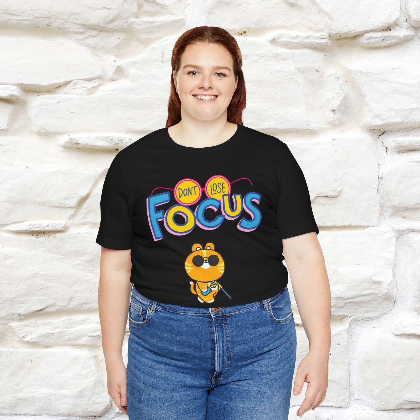 ''Don’t Lose Focus'' Cat T-Shirt | Nunu&Miao Studio