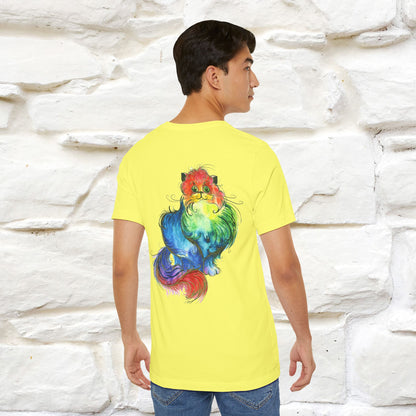 "Il Pittore'' Cat T-Shirt Front and Back Design | Nunu&Miao Studio