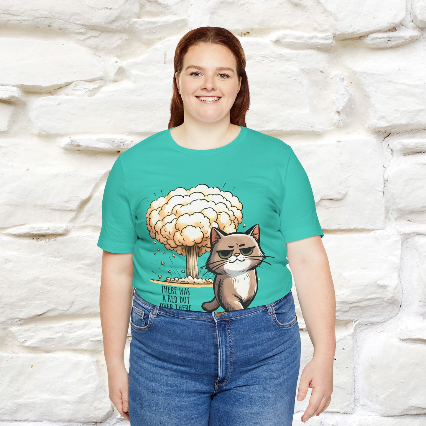 ''The Red Dot Chase'' Funny Cat T-Shirt | Nunu&Miao Studio