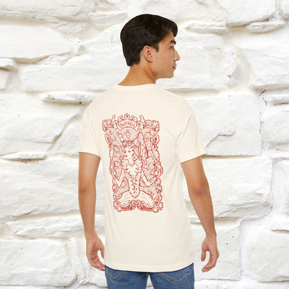 "Superbia'' Cat T-Shirt Front and Back Design | Nunu&Miao Studio