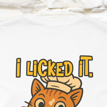 "I Licked It. It's Mine  " |Cat T-Shirt | Nunu&Miao Studio