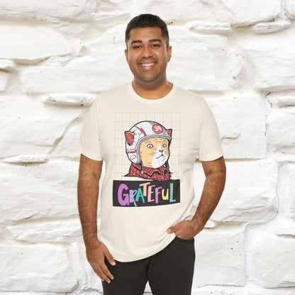 ''Grateful''  Cat T-shirt for Men and Women  100% Cotton*