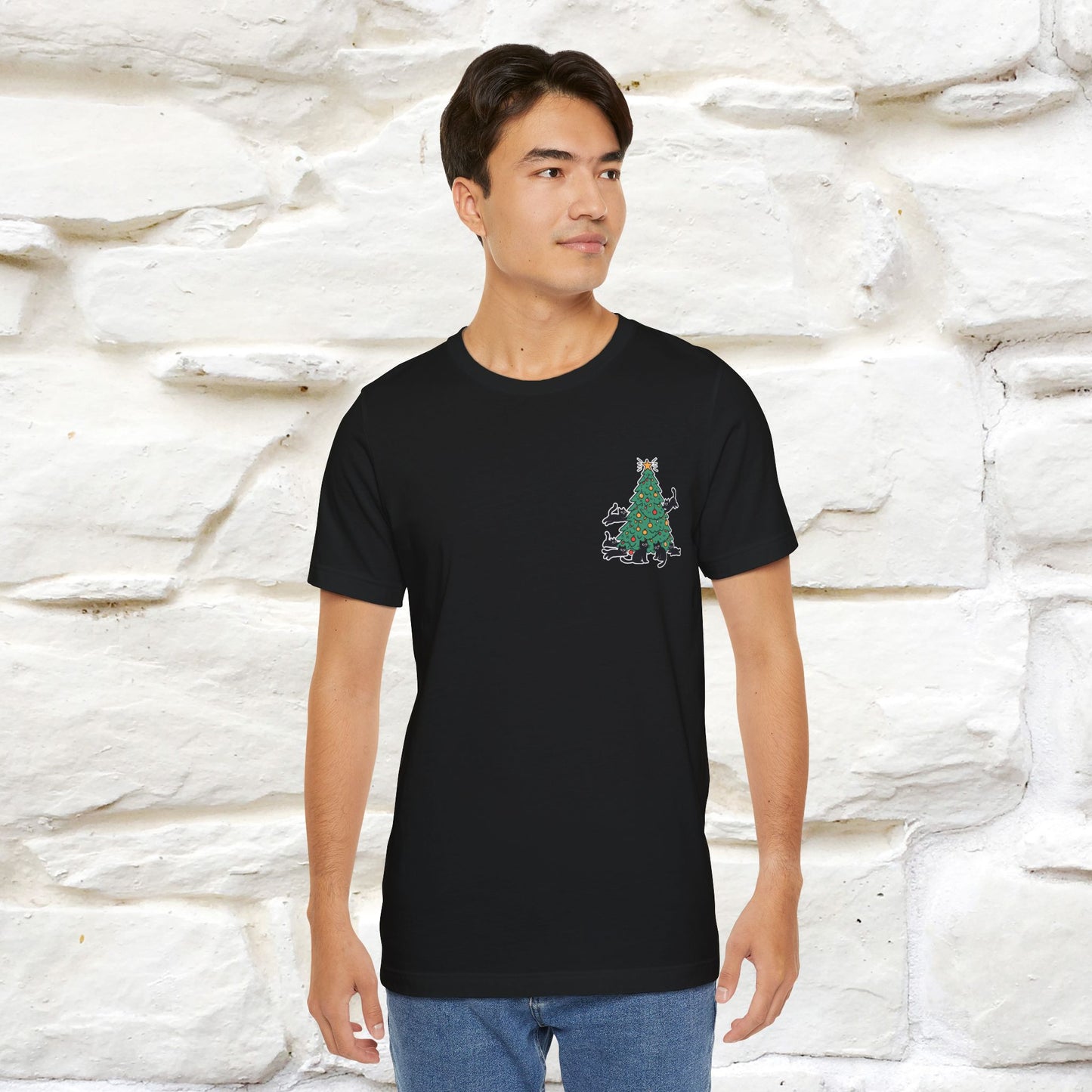 “Cat Christmas Tree” | Cat T-Shirt | Nunu&Miao Studio
