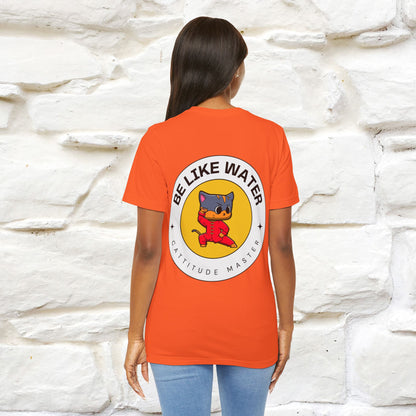 "Be Like Water: Cattitude Master | Cat T-Shirt |Nunu&Miao Studio