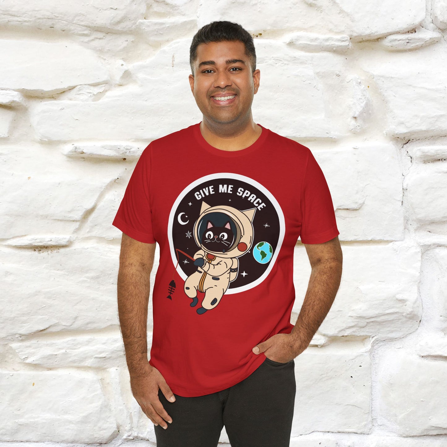 Give Me Space Cat T-Shirt for Men & Women | 100% Cotton* Funny  Tee