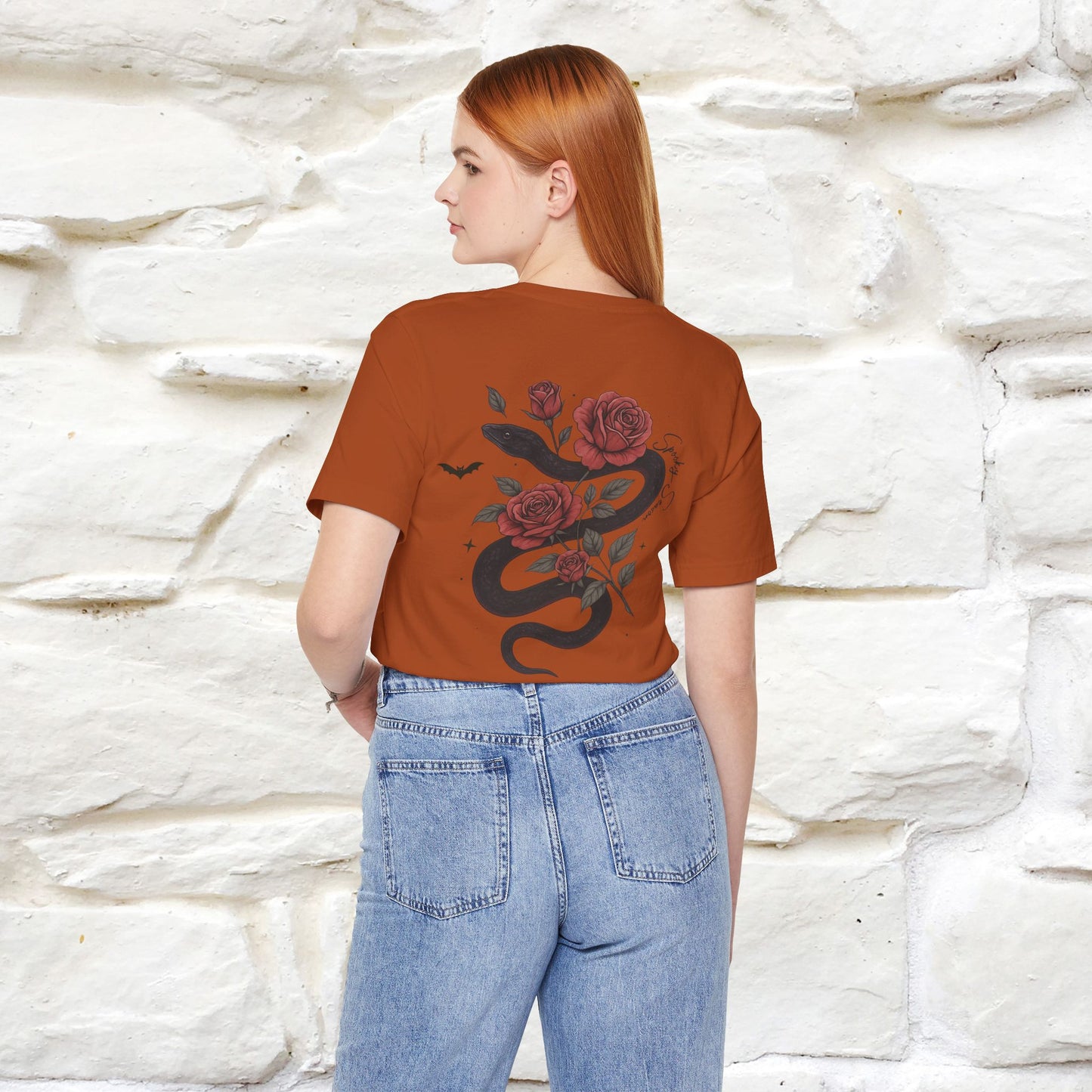"The Rose and The Snake " Halloween T-shirt |Nunu&Miao Studio