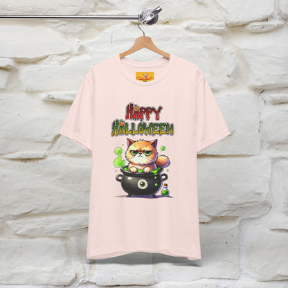 "Angry Cat Happy Halloween" Cat  T-shirt |Nunu&Miao Studio