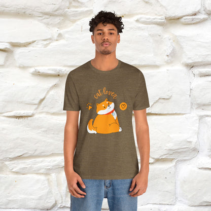 "Cat Lover" T-Shirt for Men & Women | 100% Cotton* | Purrfect Gift for Cat Enthusiasts