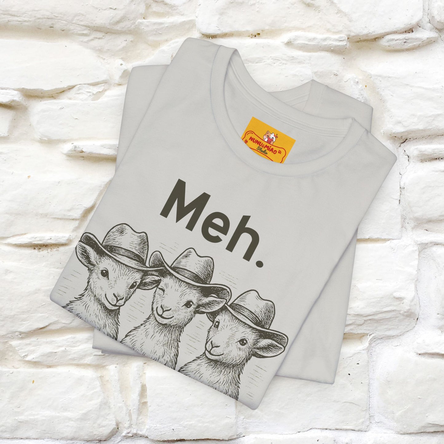 "Meh" Cute T-shirt |Nunu&Miao Studio