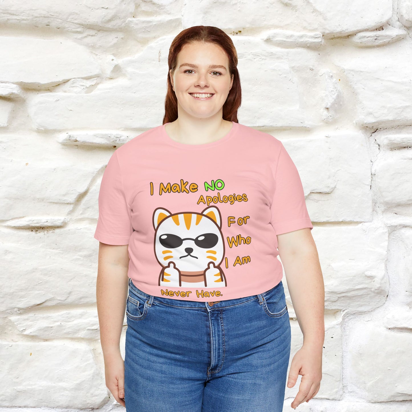 "I Make No Apologies... " |Cat T-Shirt | Nunu&Miao Studio