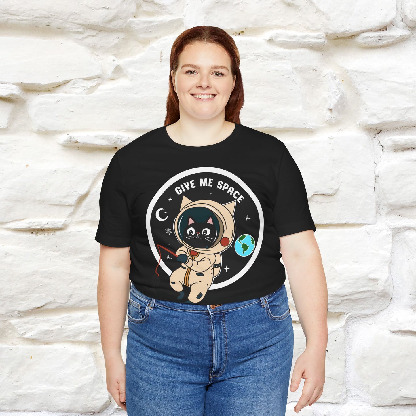 Give Me Space Cat T-Shirt for Men & Women | 100% Cotton* Funny  Tee