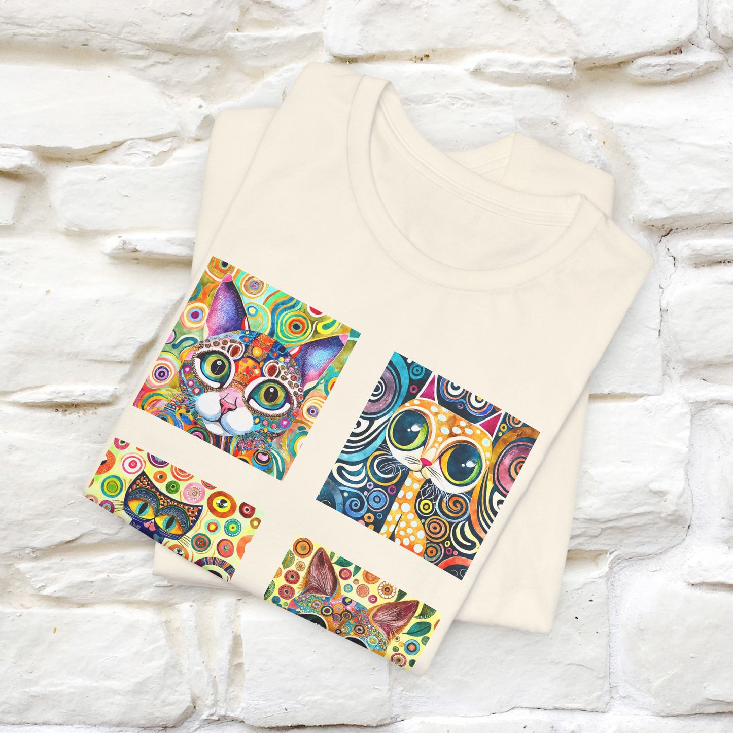 "Mosaic" Cat T-shirt for Men & Women | 100% Cotton* 🐾