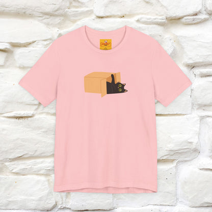 "Think Like There Is No Box" Cat T-Shirt| Front & Back Design | Nunu&Miao Studio