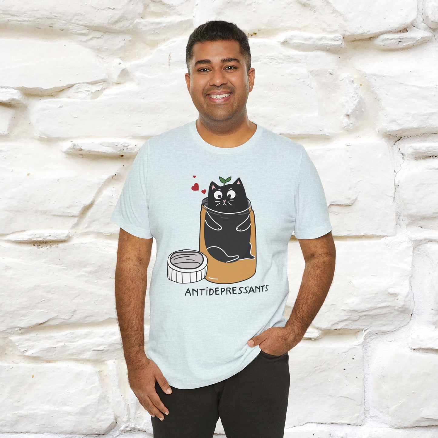 "Antidepressants" Funny Cat T-Shirt for Men & Women | 100% Cotton* 🐾