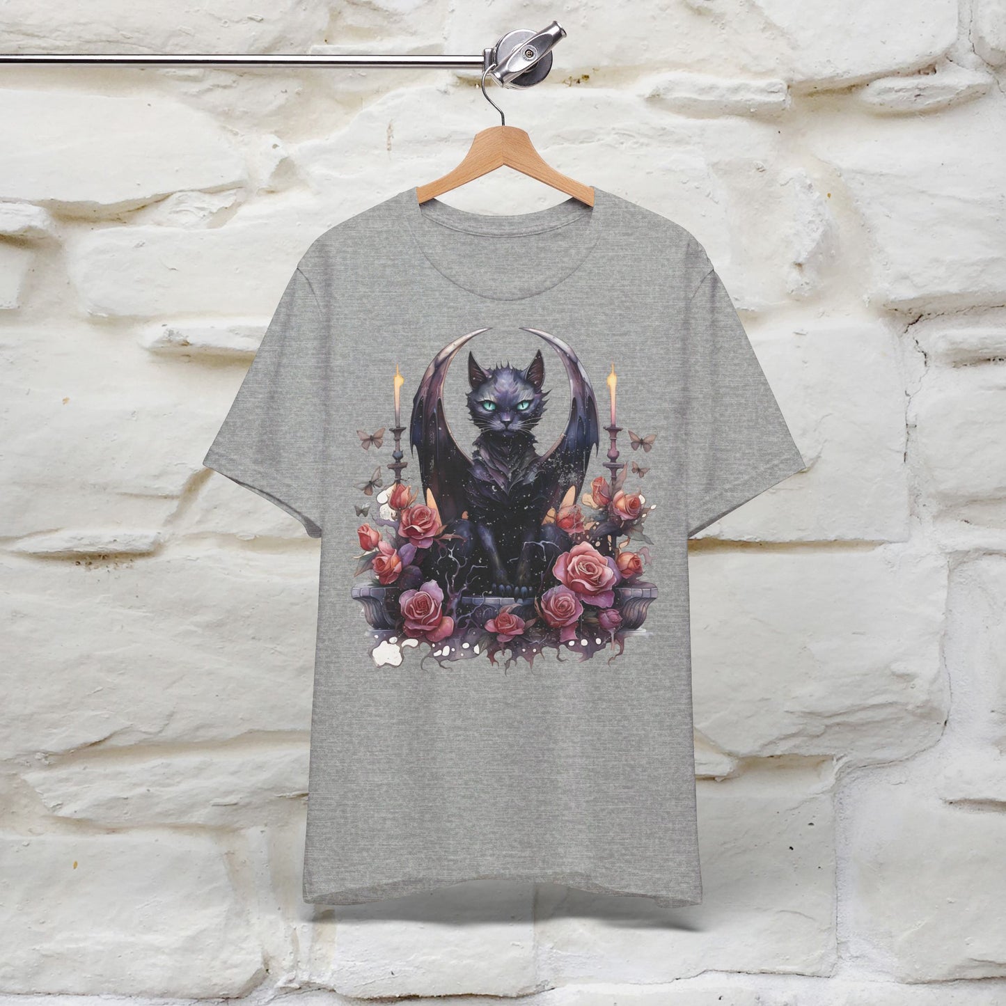 ''Red Petals of Darkness"'' T-shirt for Women 100% Cotton* - Nunu&Miao Studio