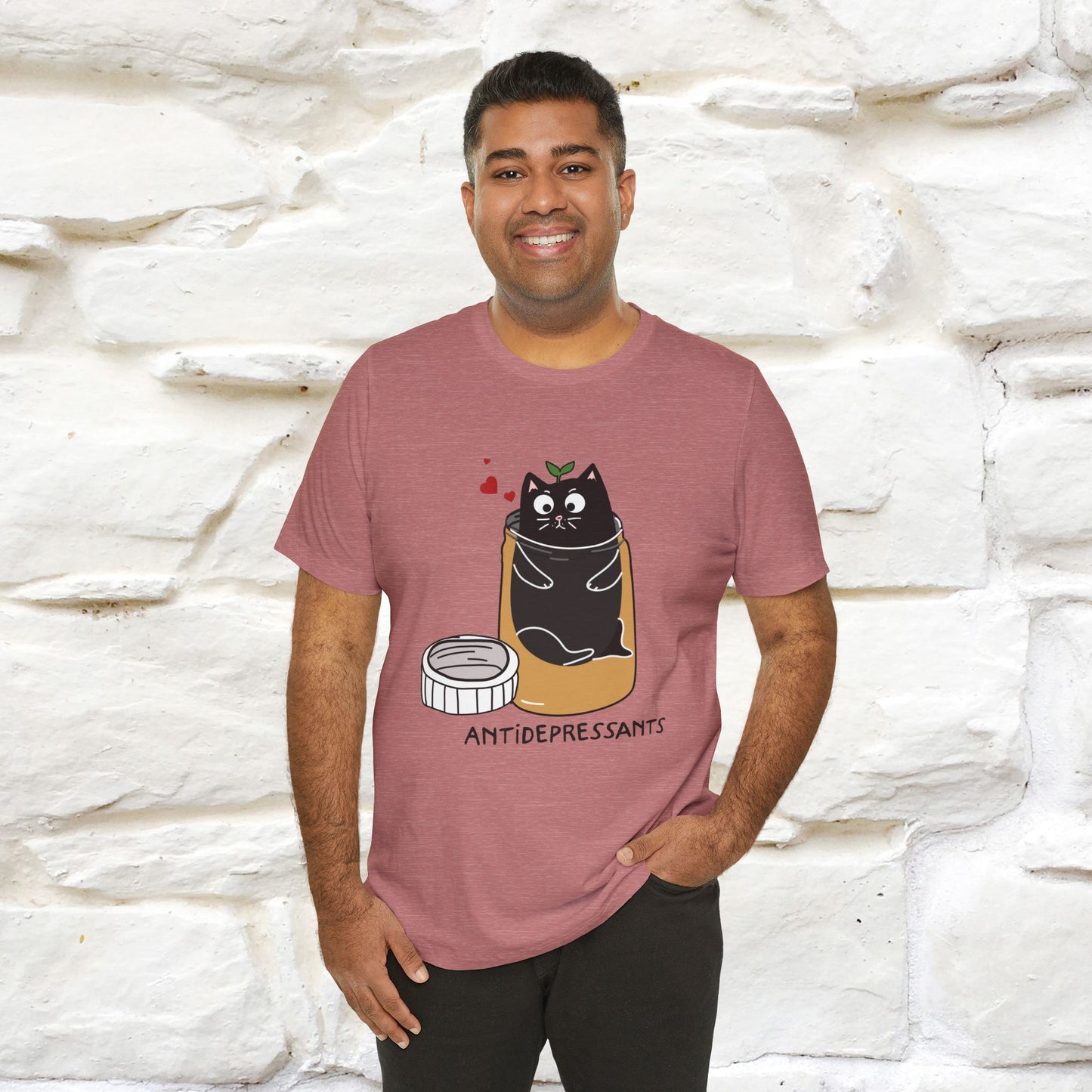 "Antidepressants" Funny Cat T-Shirt for Men & Women | 100% Cotton* 🐾